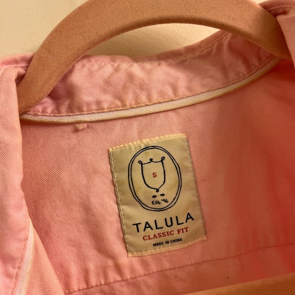 Pink Talula Button Down - Picture 2 of 2